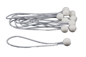 Elastiques à boule 4mm L.15cm - 10 pces